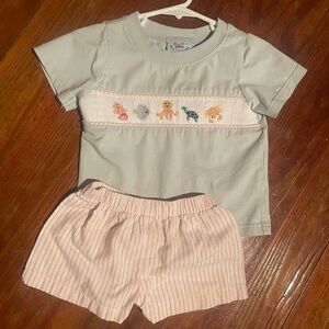 Smocked Baby Sea outfit